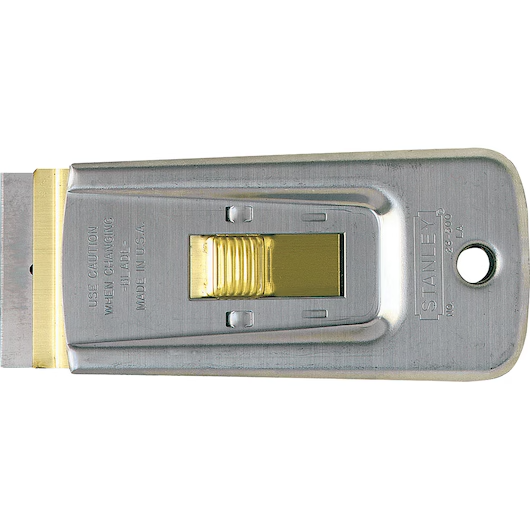STANLEY GLASS SCRAPER RETRACTABLE RECTANGULAR BLADE - 95MM