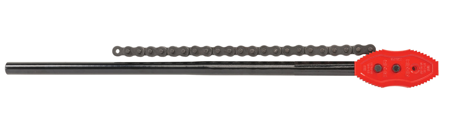 RIDGID Double-End Reversible Chain Tongs, 3/4" (19.05 mm) - 4" (101.6 mm) Pipe Capacity
