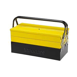 STANLEY 5 TRAY METAL TOOLBOX 21X21X45CMS