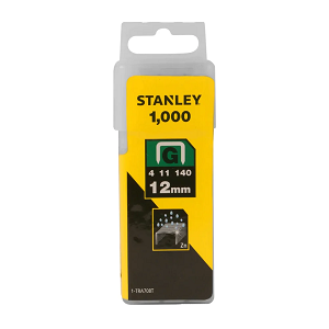 STANLEY 12MM TYPE G HEAVY DUTY STAPLES (PACK OF 1000PCS)