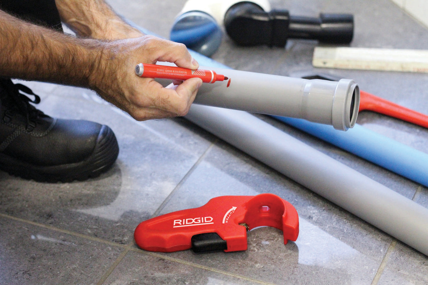 RIDGID Plastic Drain Pipe Cutter