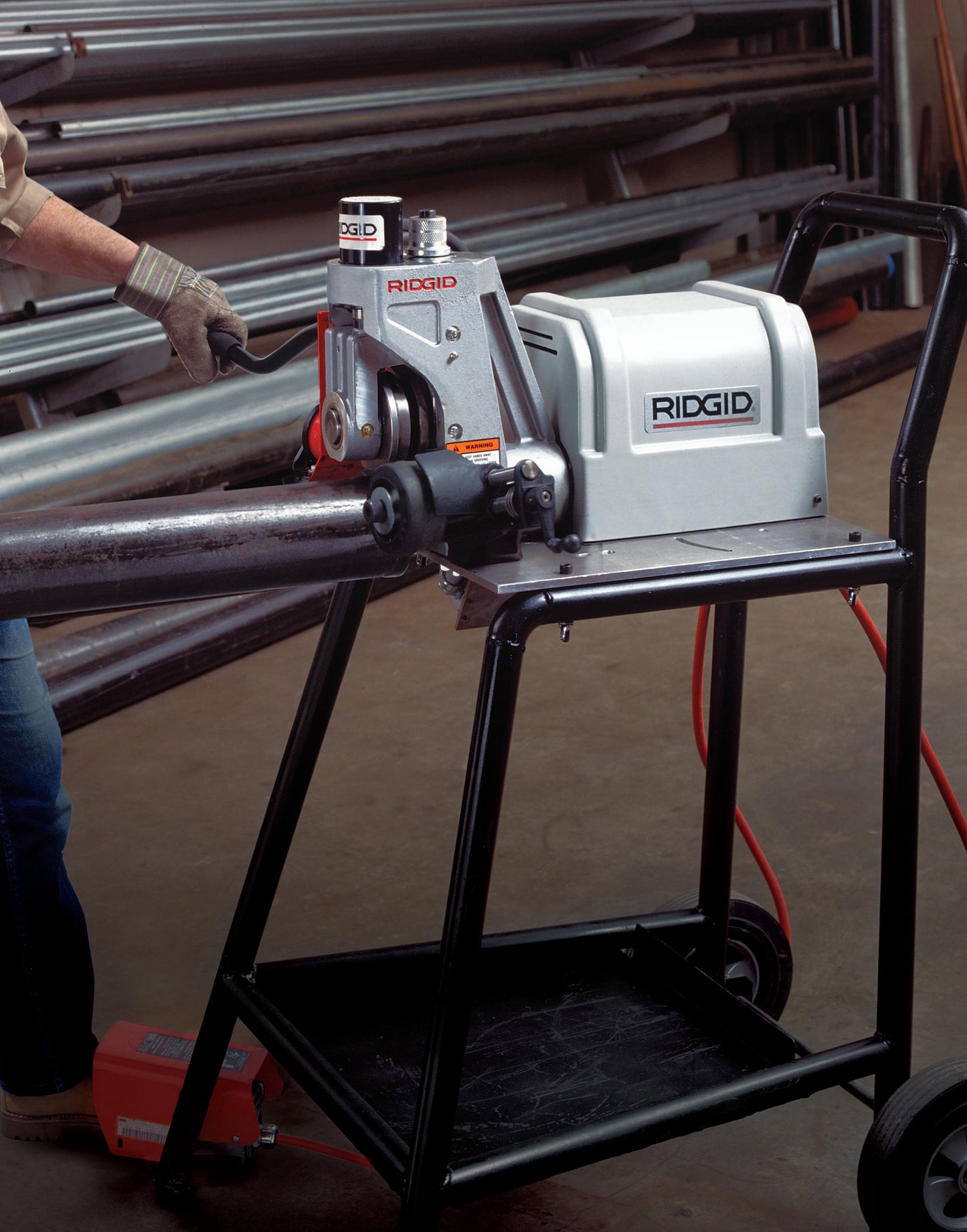 RIDGID Roll Grooving Machine Complete