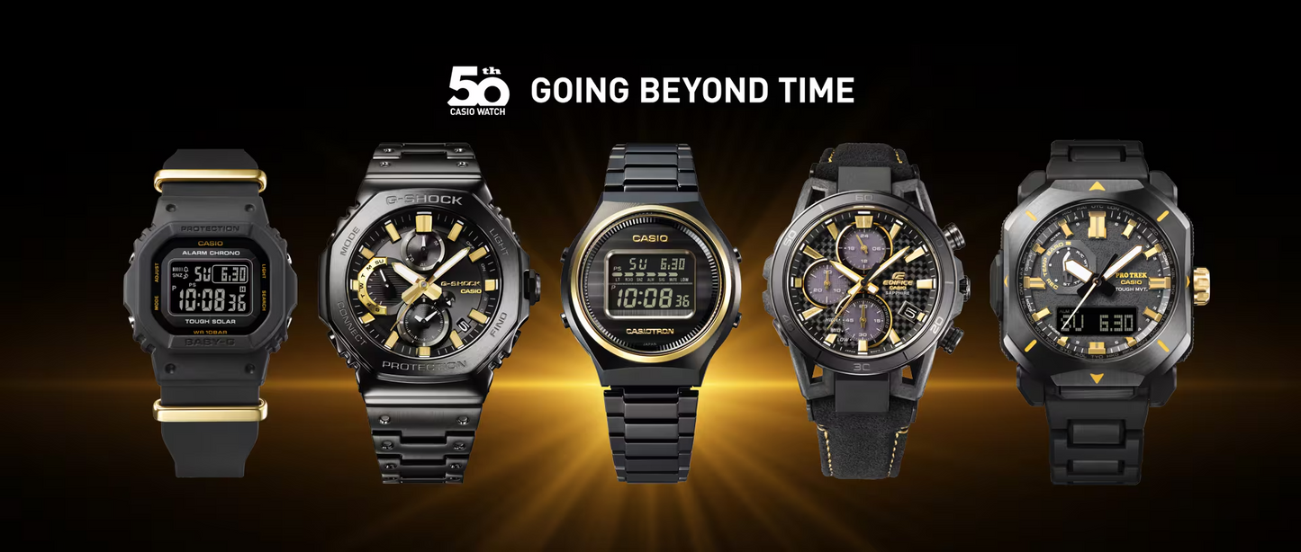 G-Shock Men Watch 50th Anniversary Full Metal GMC-B2100ZE-1ADR