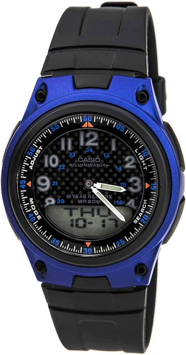 CASIO ANALOG-DIGITAL MENS WATCH AW-80-2BVDF