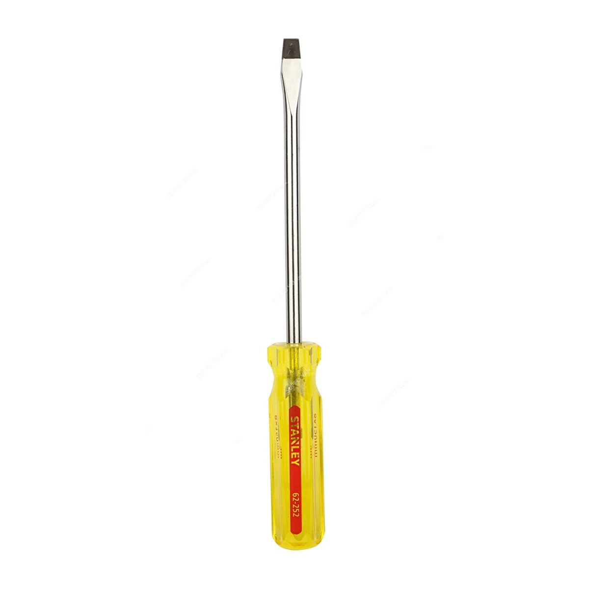 STANLEY CRYSTAL HANDLE SCREWDRIVER SLOTTED 8x150MM