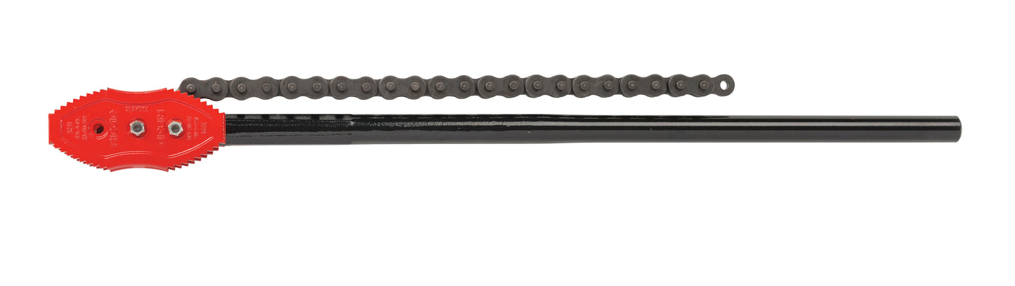 RIDGID Double-End Reversible Chain Tongs, 3/4" (19.05 mm) - 4" (101.6 mm) Pipe Capacity