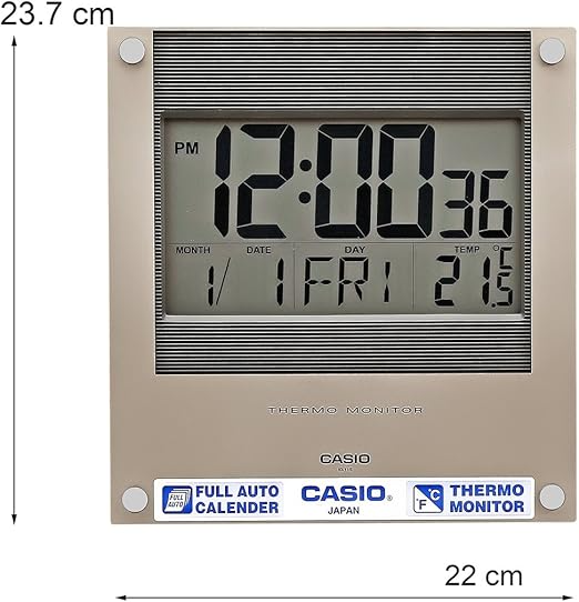 Casio Digital Wall Clock ID-11S-1DF