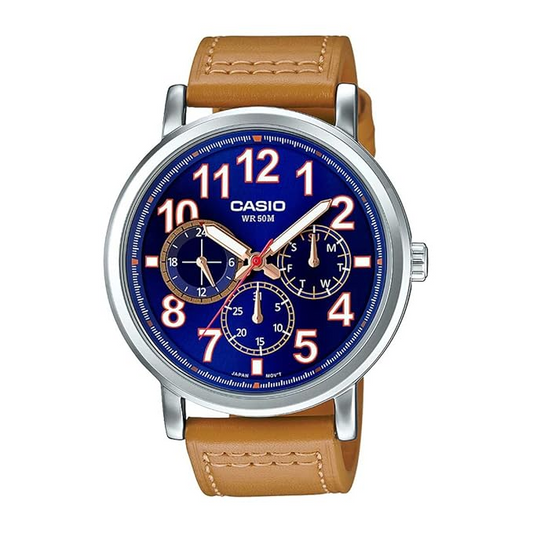CASIO ANALOG MENS WATCH MTP-E309L-2B2VDF