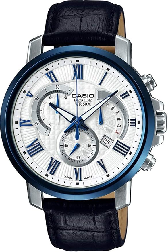 CASIO ANALOG MENS WATCH BEM-520BUL-7A1VDF