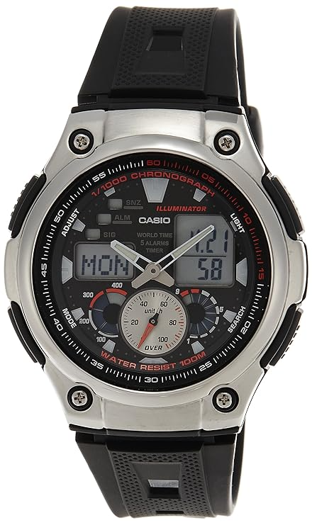 CASIO ANALOG-DIGITAL MENS WATCH AQ-190W-1AVDF