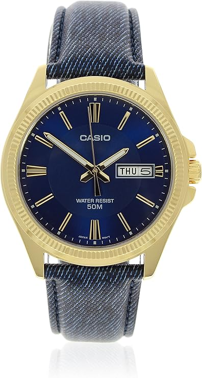 CASIO ANALOG MENS WATCH MTP-E111GBL-2AVDF
