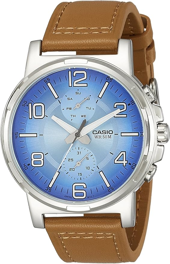 CASIO ANALOG MENS WATCH MTP-E313L-2B2VDF