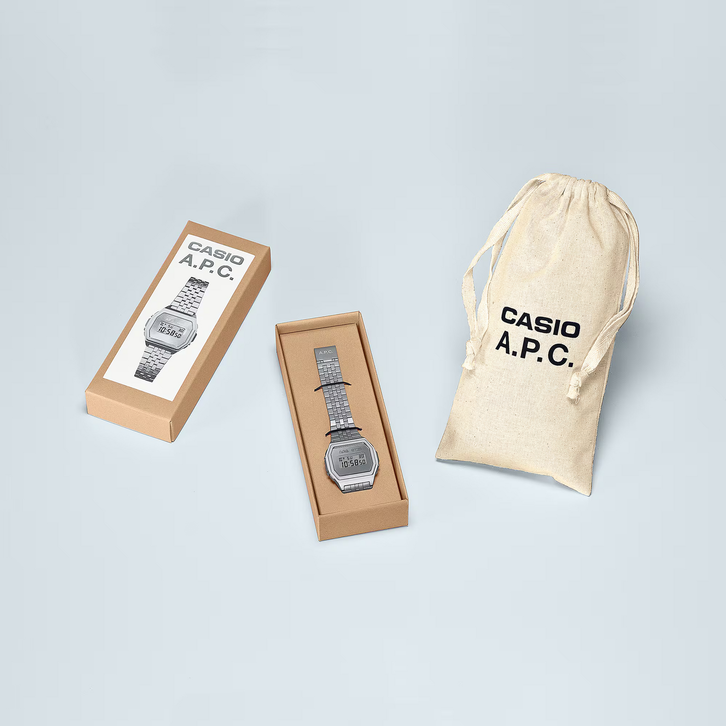 CASIO VINTAGE A.P.C COLLABORATION MODEL A1000ACD-7DR
