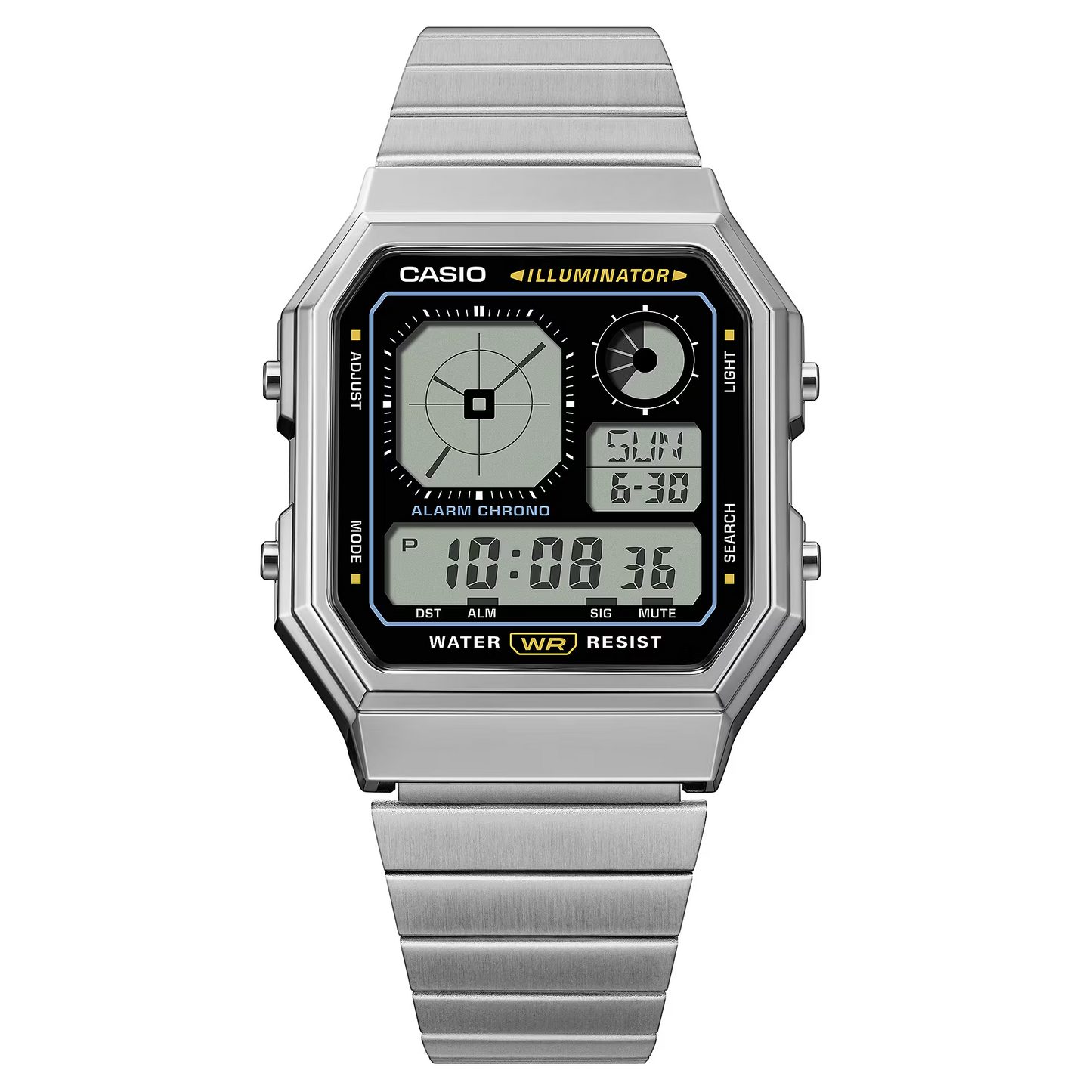 CASIO DIGITAL VINTAGE UNISEX WATCH A130WE-1ADF