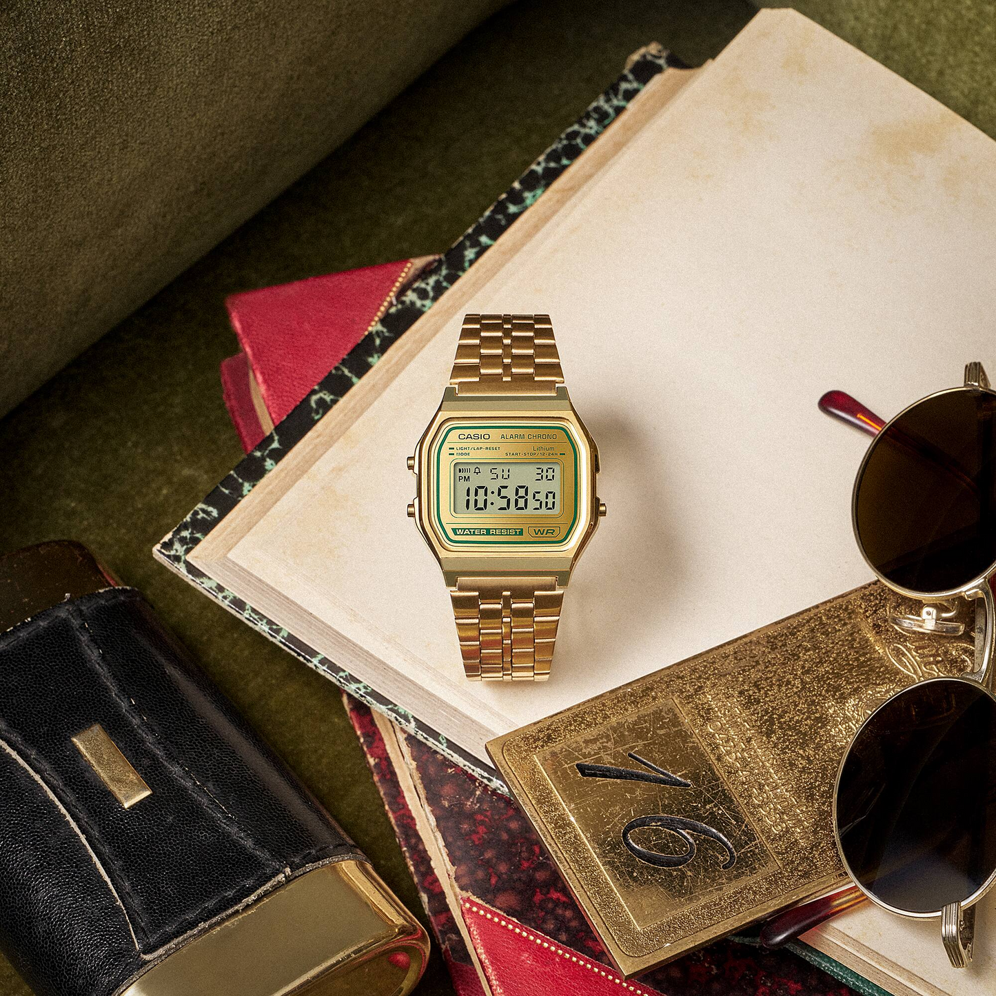 CASIO VINTAGE UNISEX WATCH A158WEGV-9ADF