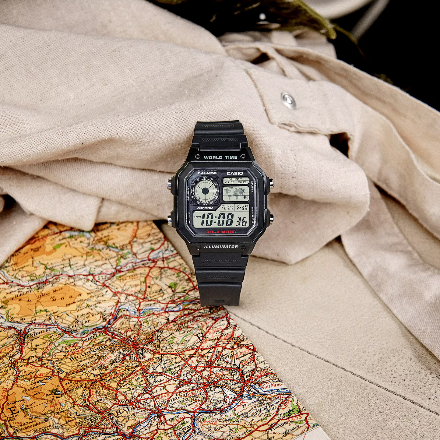 CASIO Digital Men Watch AE-1200WH-1AVDF