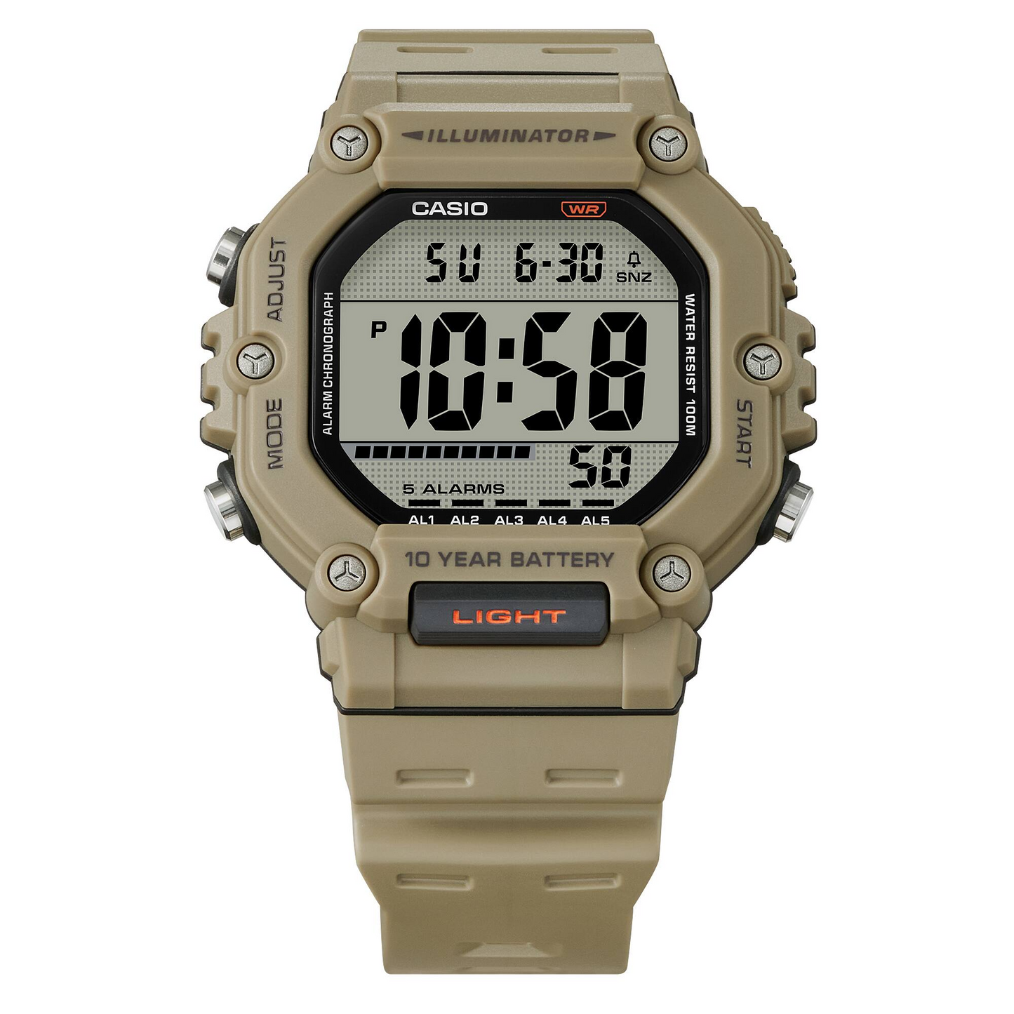 CASIO Standard Digital Watch AE-1600H-5AVDF