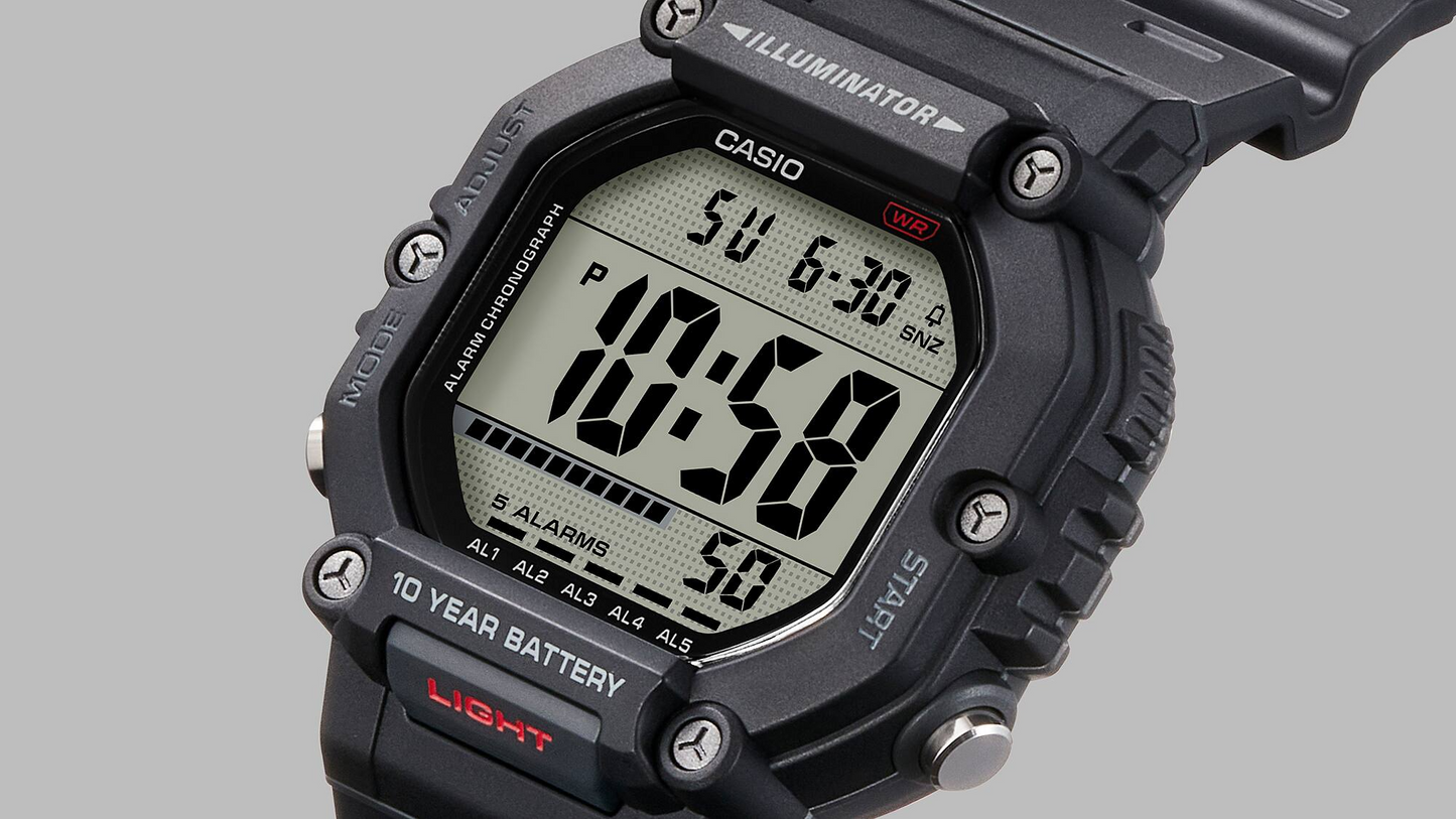 CASIO Standard Digital Watch AE-1600H-1AVDF