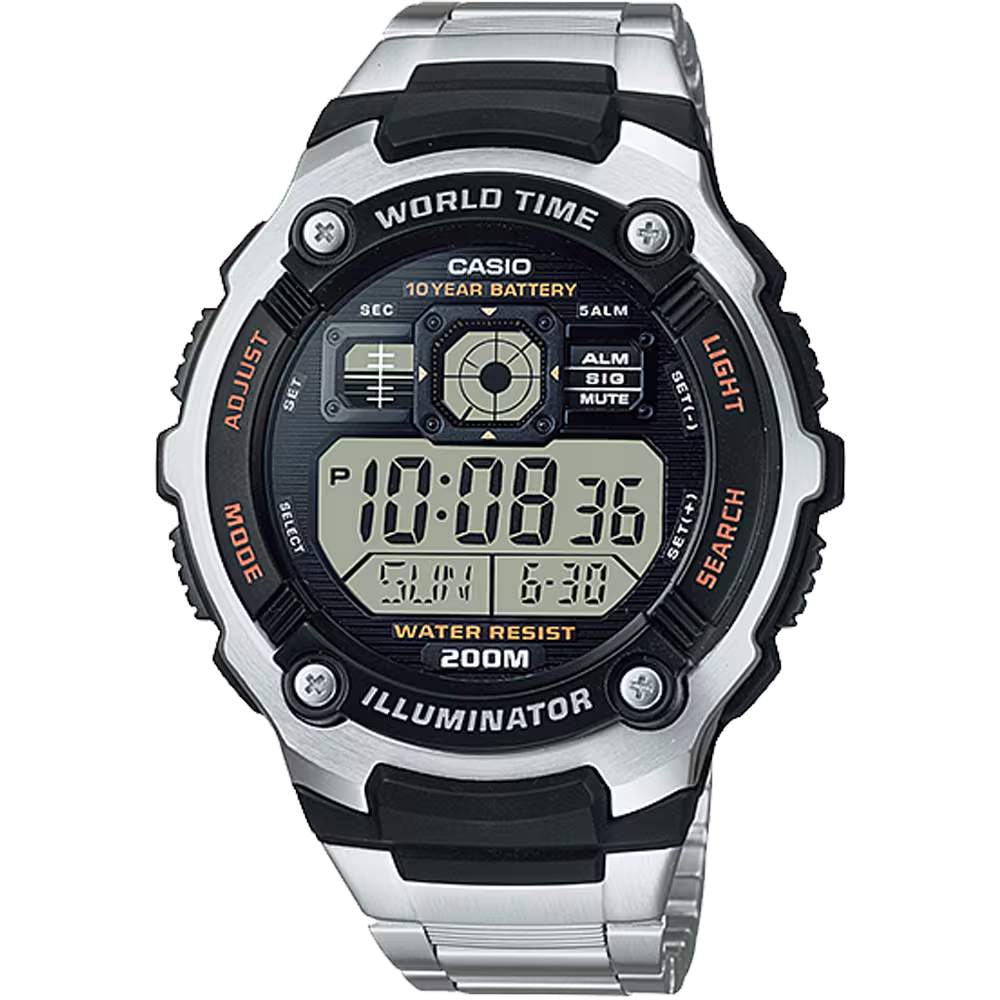 CASIO DIGITAL MENS WATCH AE-2000WD-1AVDF