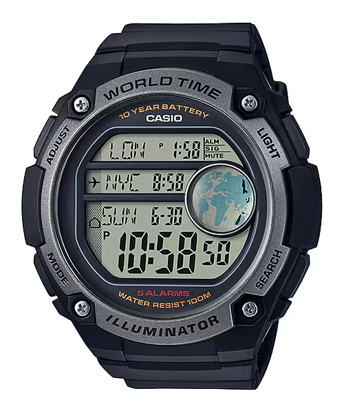 CASIO DIGITAL MENS WATCH AE-3000W-1AVDF