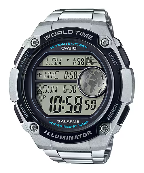 CASIO DIGITAL MENS WATCH AE-3000WD-1AVDF