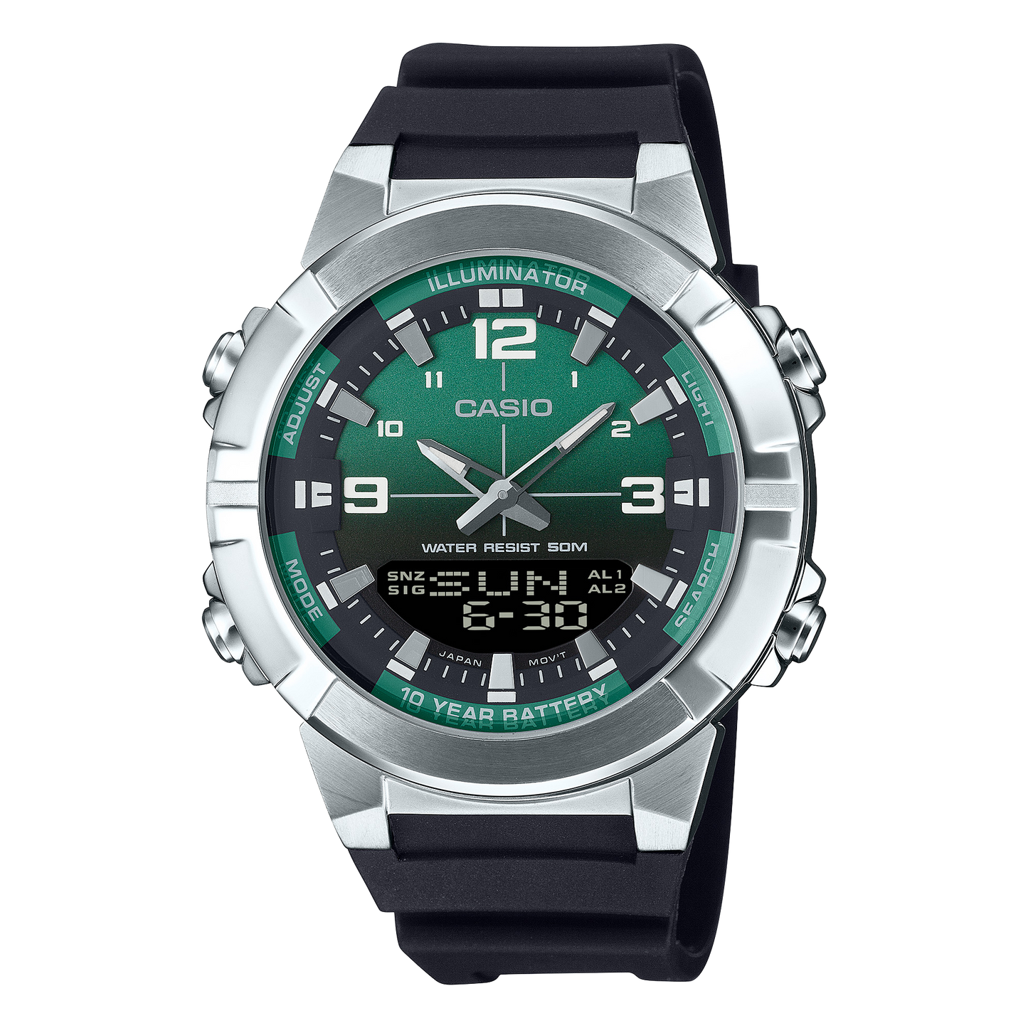 CASIO Analog-Digital Combination Men Watch AMW-870A-3AVDF