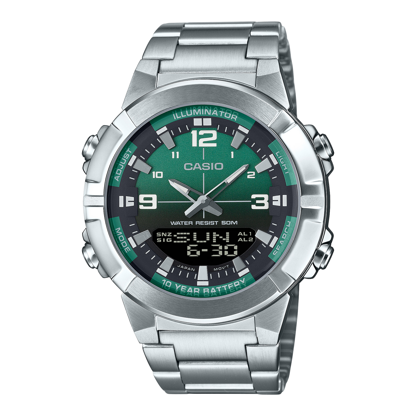 CASIO Analog-Digital Combination Men Watch AMW-870DA-3AVDF