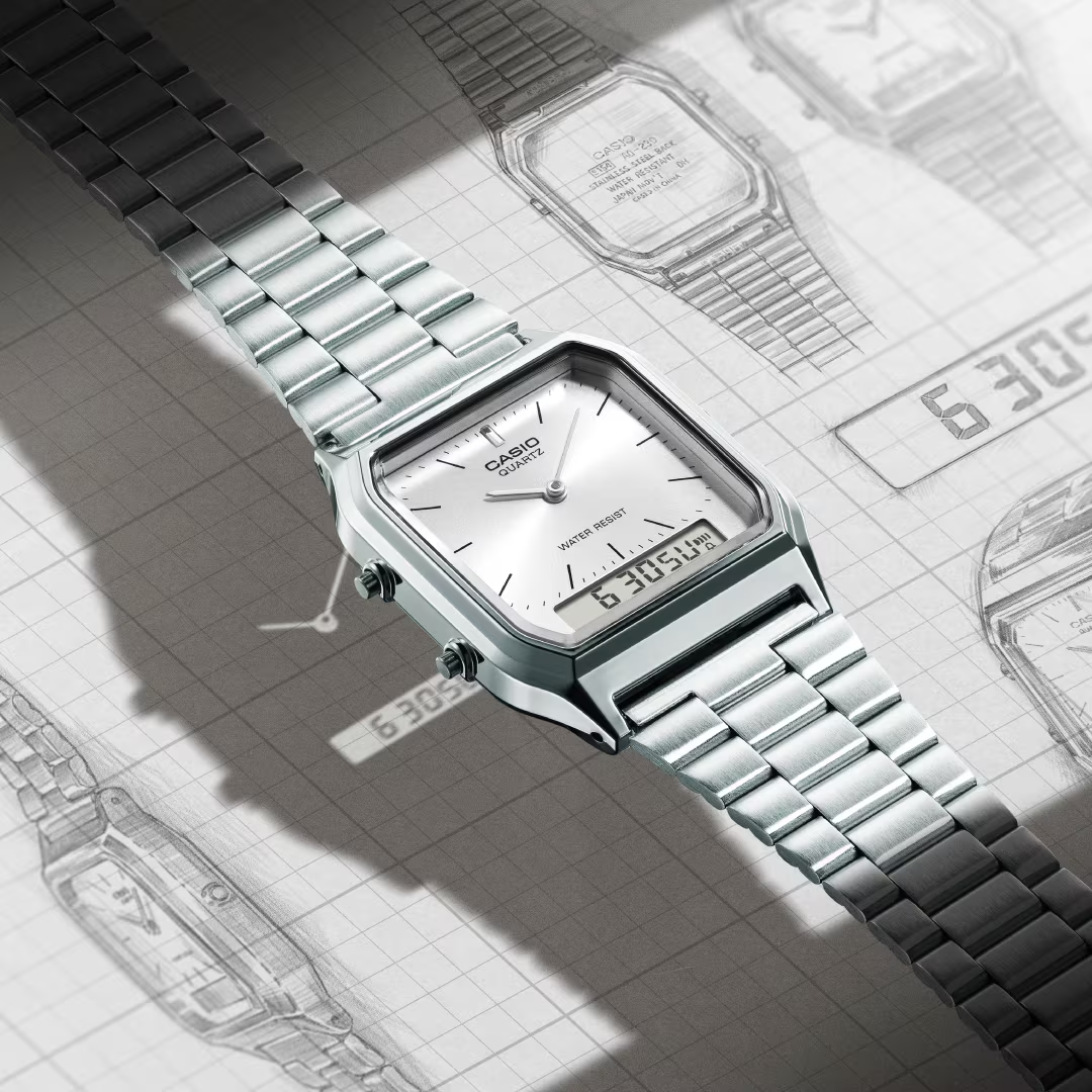 CASIO VINTAGE UNISEX WATCH AQ-230A-7AMQYDF