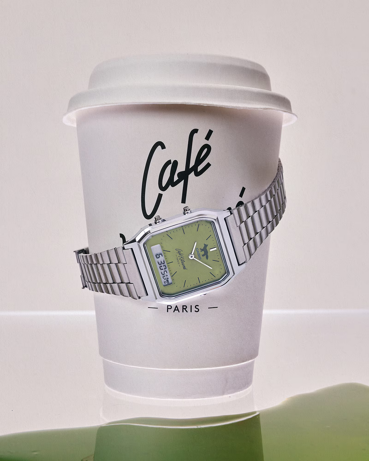 CASIO VINTAGE CAFE KITSUNE COLLABORATION MODEL AQ-230ECK-3ADR