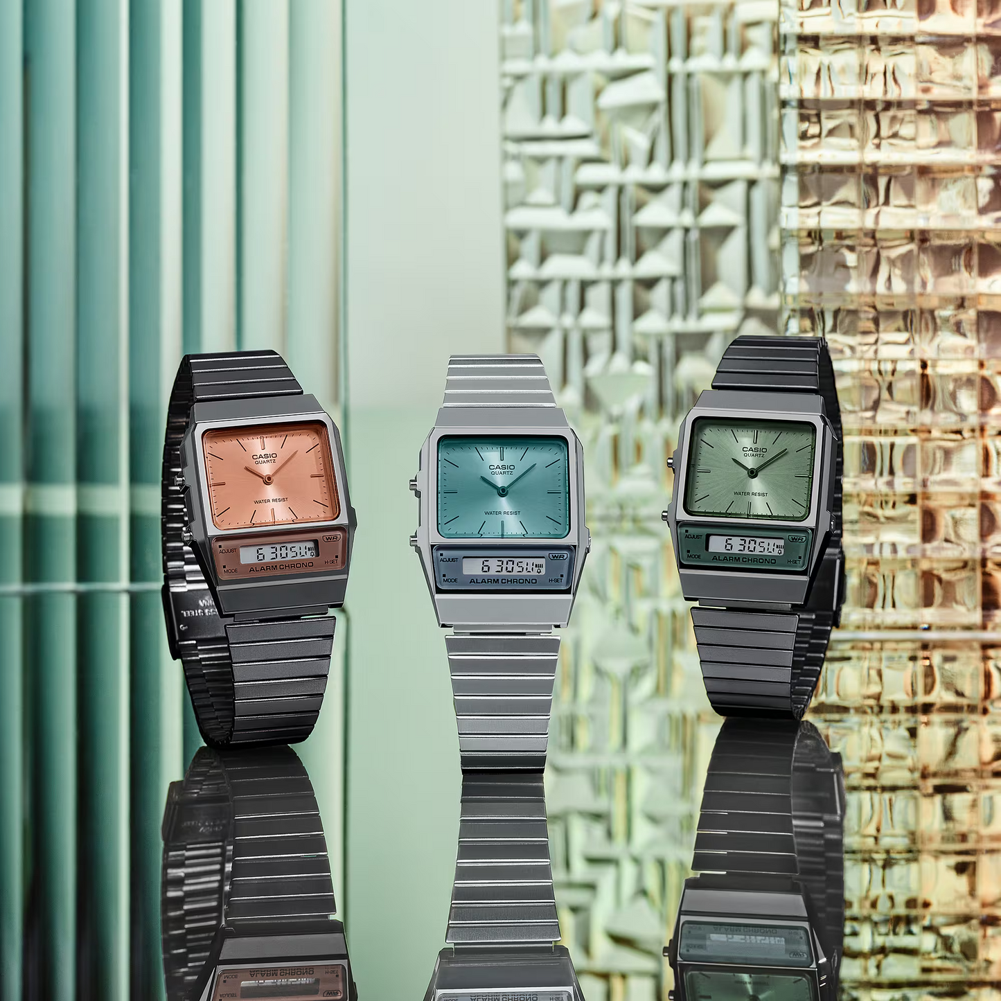 CASIO ANALOG-DIGITAL UNISEX WATCH AQ-800ECGG-3ADF