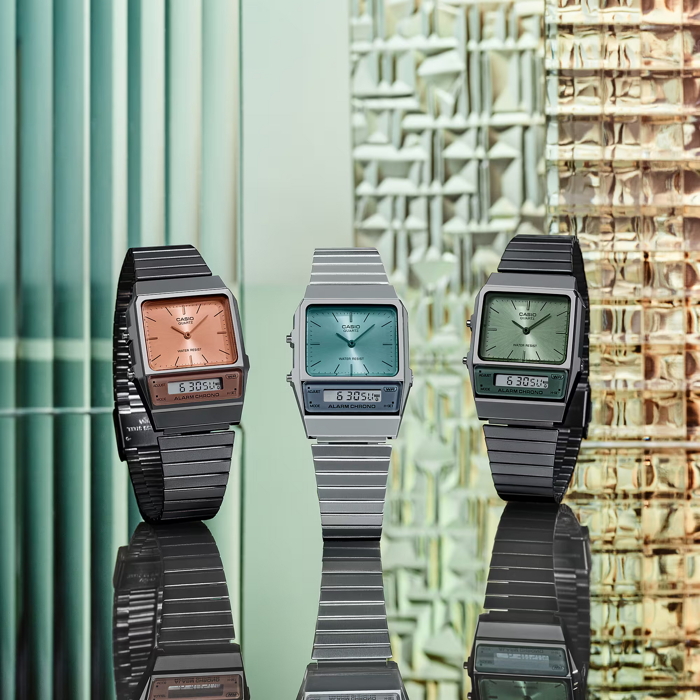 CASIO ANALOG-DIGITAL UNISEX WATCH AQ-800ECGG-4ADF