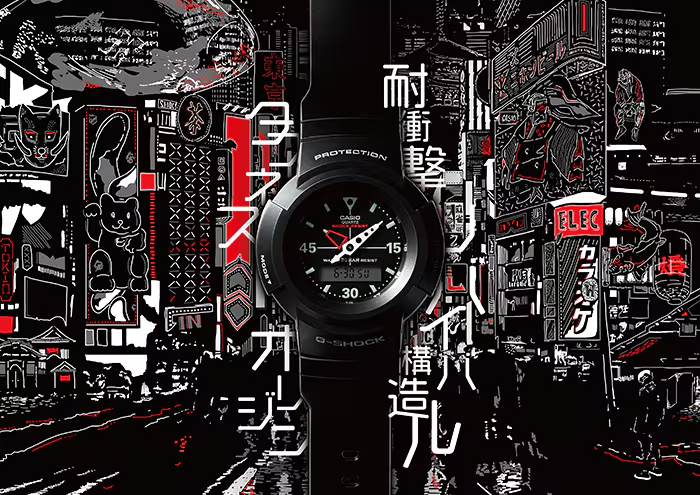 G-SHOCK CASUAL MEN WATCH AW-500E-1EDR