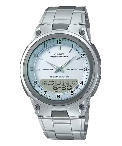 CASIO ANALOG-DIGITAL MENS WATCH AW-80D-7AVDF