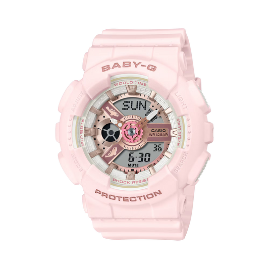 BABY-G ANALOG-DIGITAL WOMEN'S WATCH BA-110AQ-4ADR