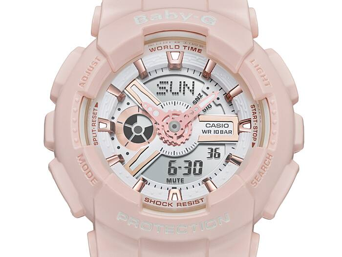BABY-G CASUAL WOMEN WATCH BA-110RG-4ADR