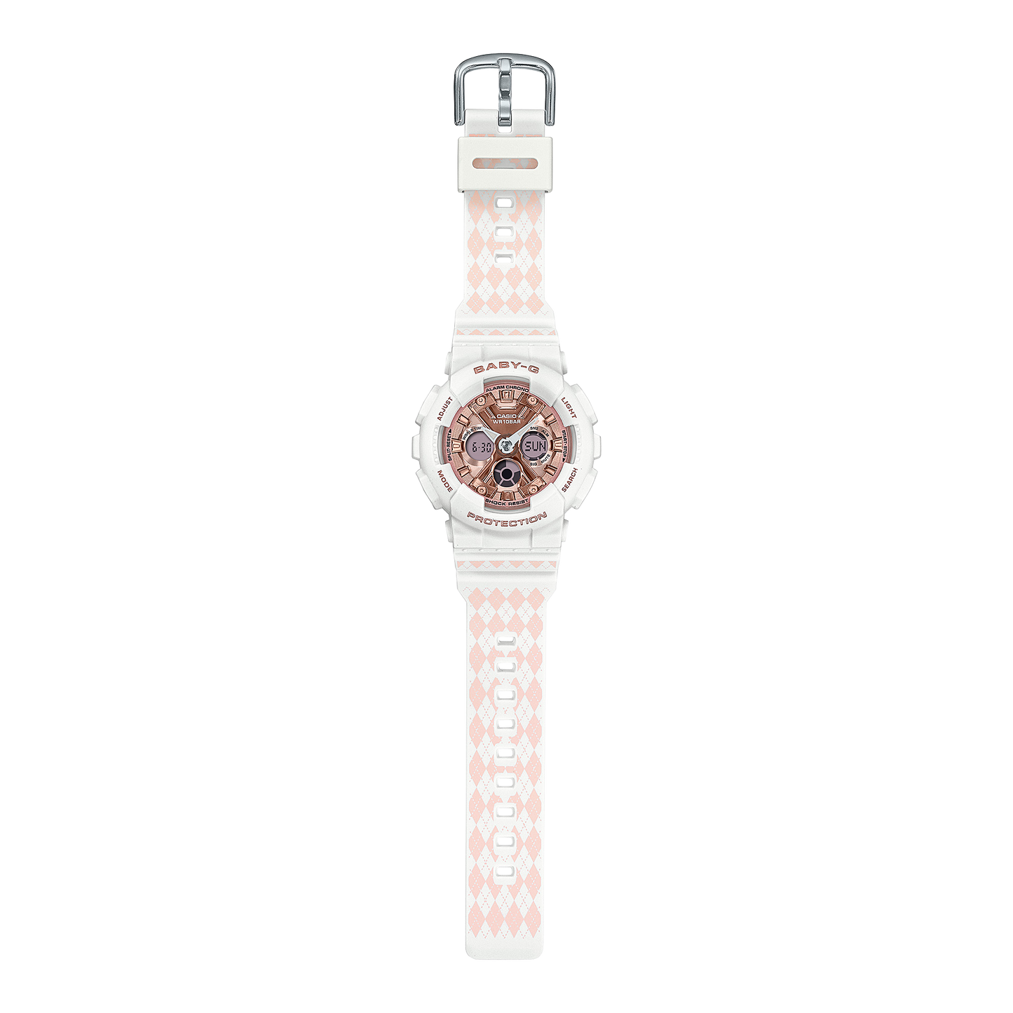 Casio Baby-G BA-130SP-7ADR Analog Digital ladies Watch, White