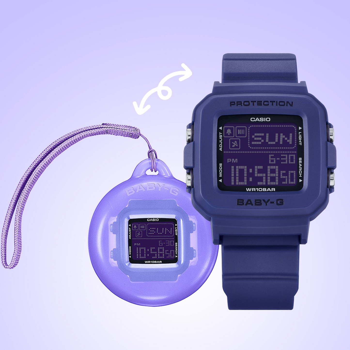 BABY-G CASUAL WOMEN'S WATCH BGD-10K-2DR