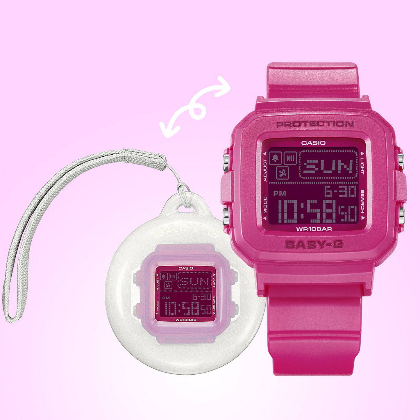 BABY-G CASUAL WOMEN'S WATCH BGD-10K-4DR