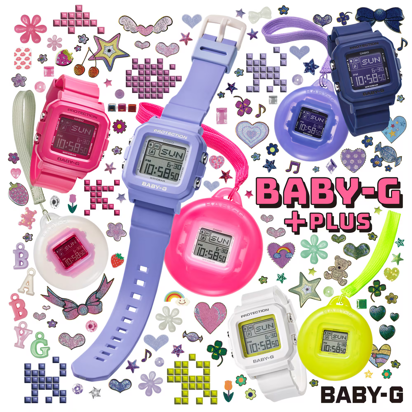 BABY-G CASUAL WOMEN'S WATCH BGD-10K-2DR