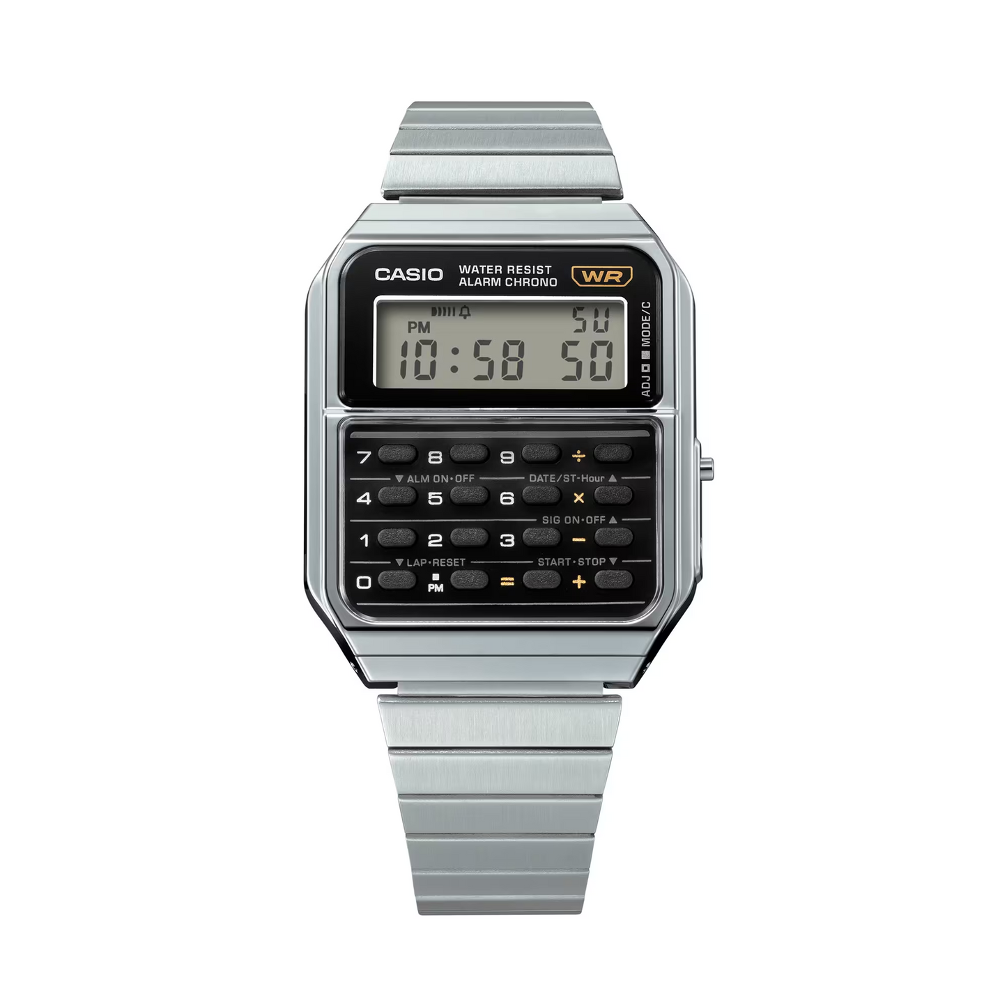 CASIO DIGITAL UNISEX VINTAGE WATCH CA-500WE-1ADF