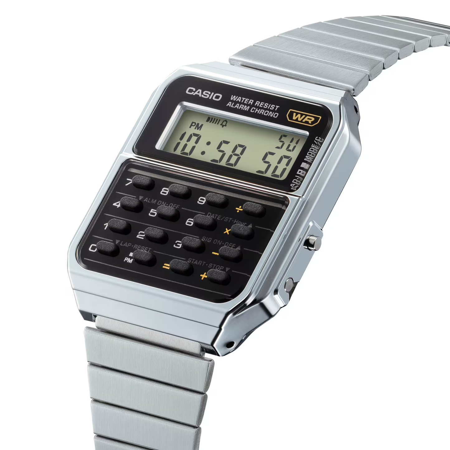 CASIO DIGITAL UNISEX VINTAGE WATCH CA-500WE-1ADF