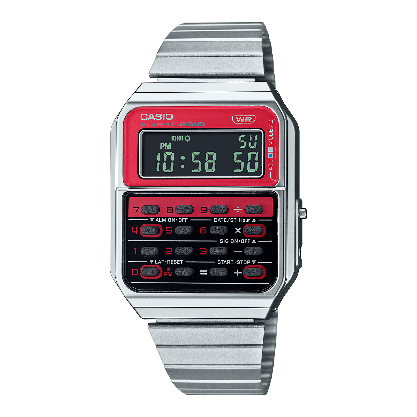 CASIO VINTAGE DATABANK CALCULATOR UNISEX WATCH CA-500WE-4BDF