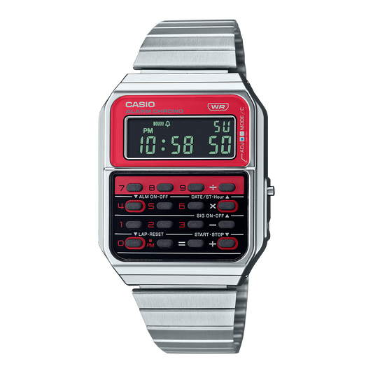 CASIO VINTAGE DATABANK CALCULATOR UNISEX WATCH CA-500WE-4BDF