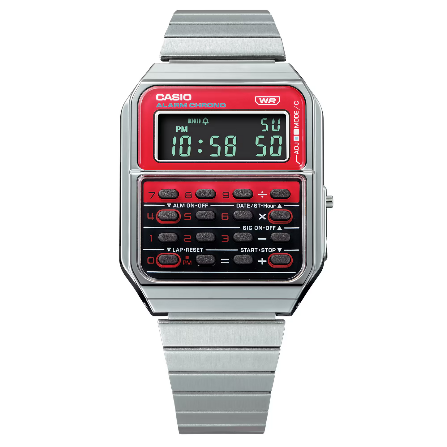 CASIO VINTAGE DATABANK CALCULATOR UNISEX WATCH CA-500WE-4BDF