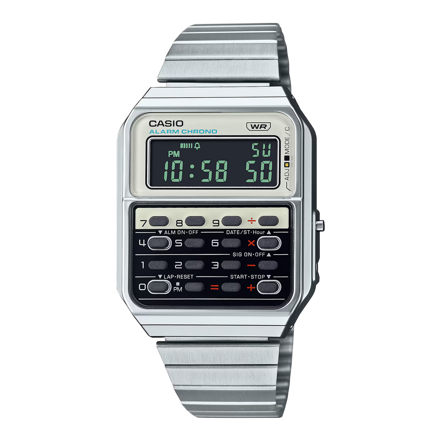 CASIO VINTAGE DATABANK CALCULATOR UNISEX WATCH CA-500WE-7BDF