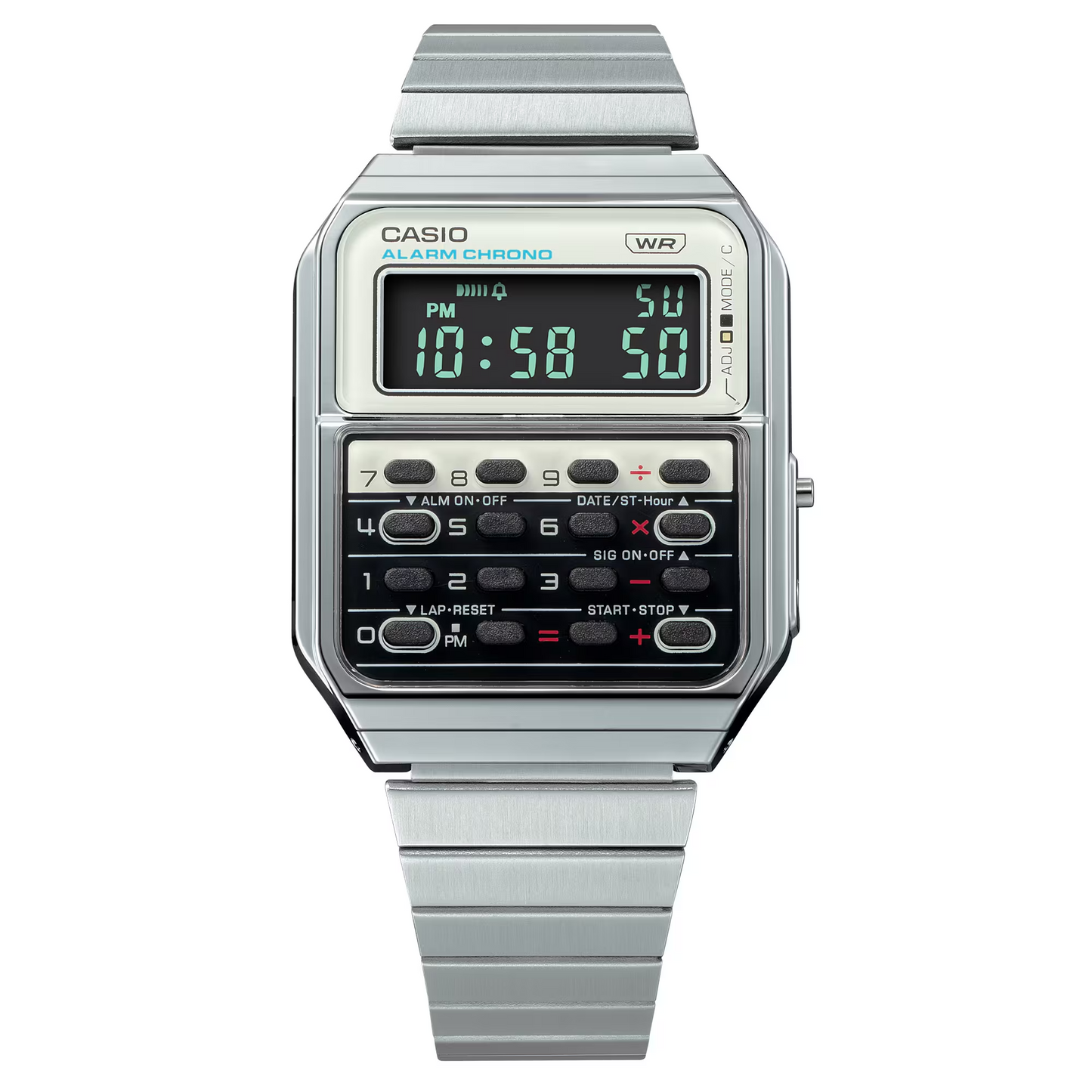 CASIO VINTAGE DATABANK CALCULATOR UNISEX WATCH CA-500WE-7BDF