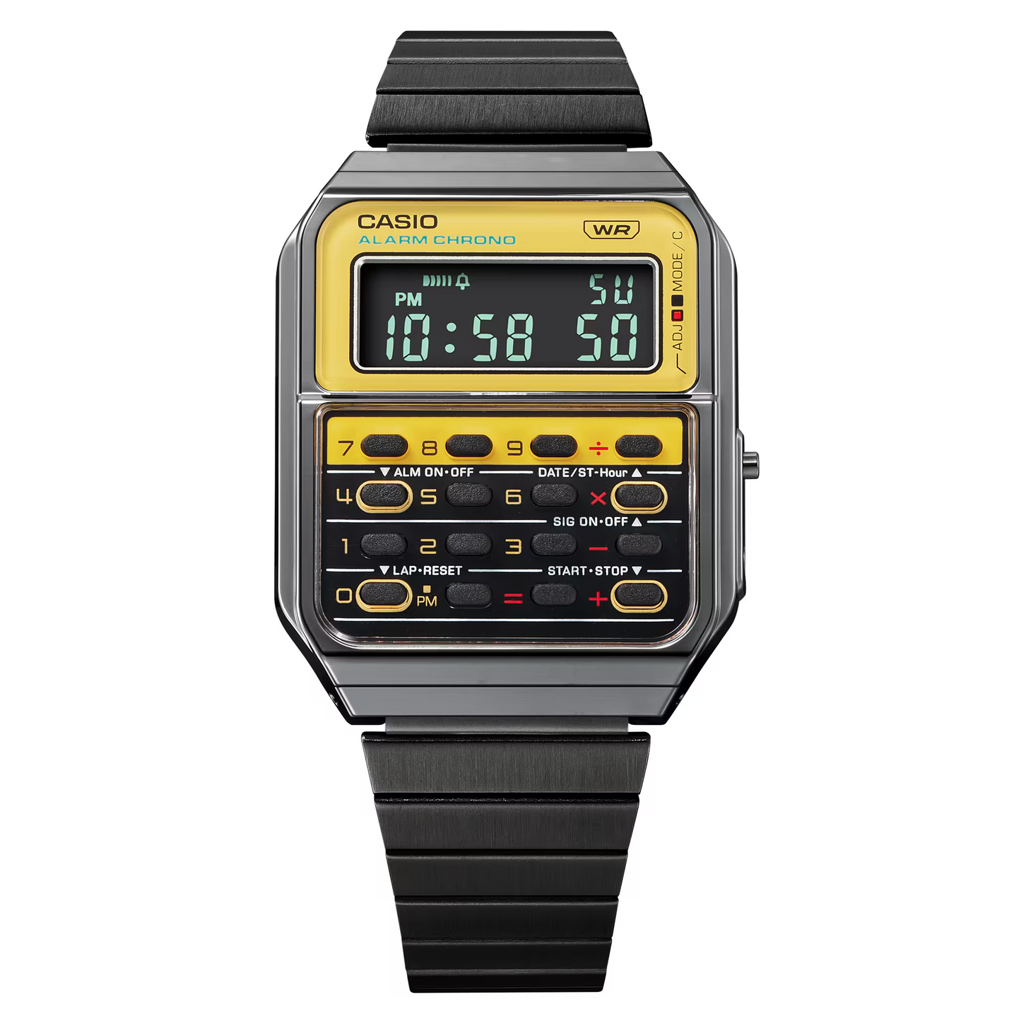 CASIO VINTAGE UNISEX DATABANK CALCULATOR WATCH CA-500WEGG-9BDF