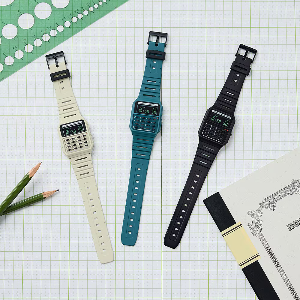 CASIO VINTAGE Databank Calculator UNISEX WATCH CA-53WB-1BDF