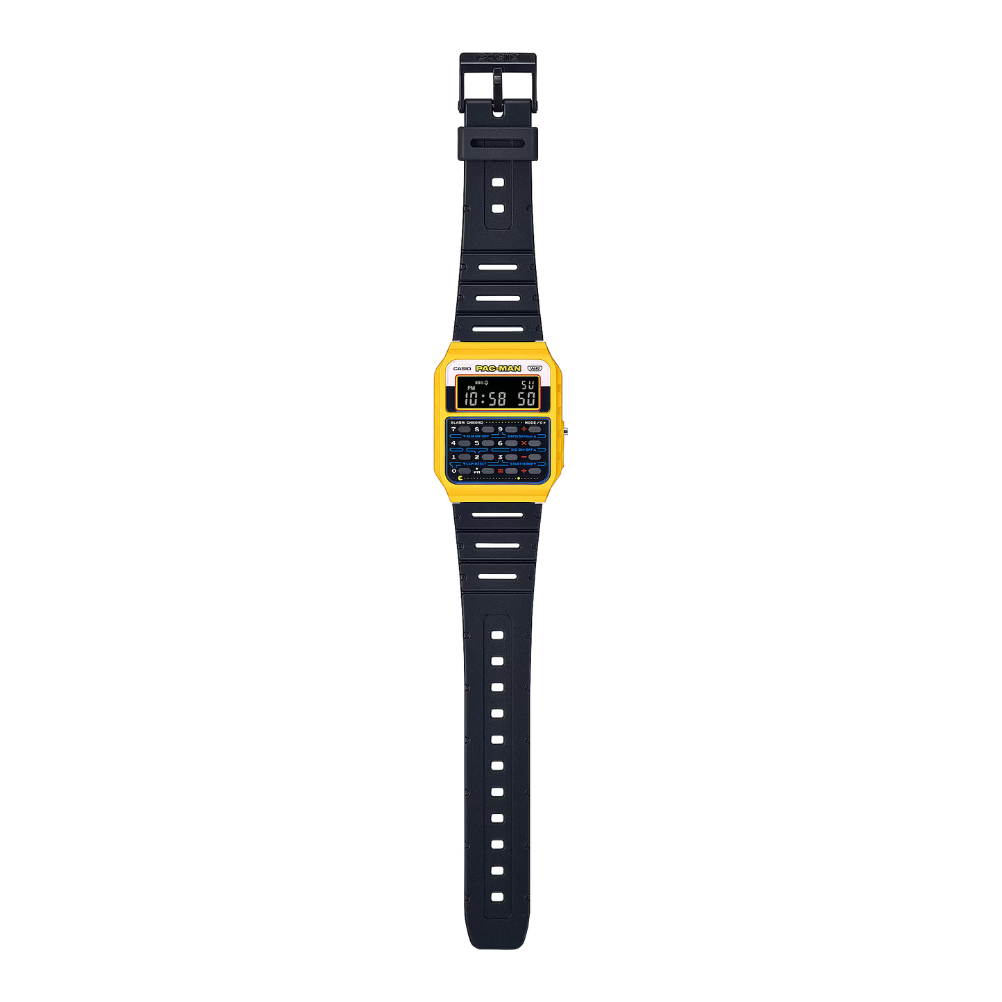 CASIO UNISEX PAC-MAN COLLABORATION MODEL CA-53WPC-1BDR
