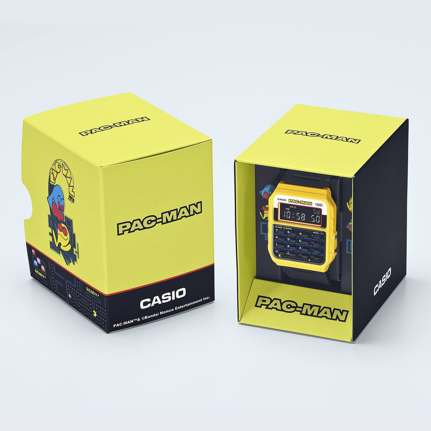 CASIO UNISEX PAC-MAN COLLABORATION MODEL CA-53WPC-1BDR